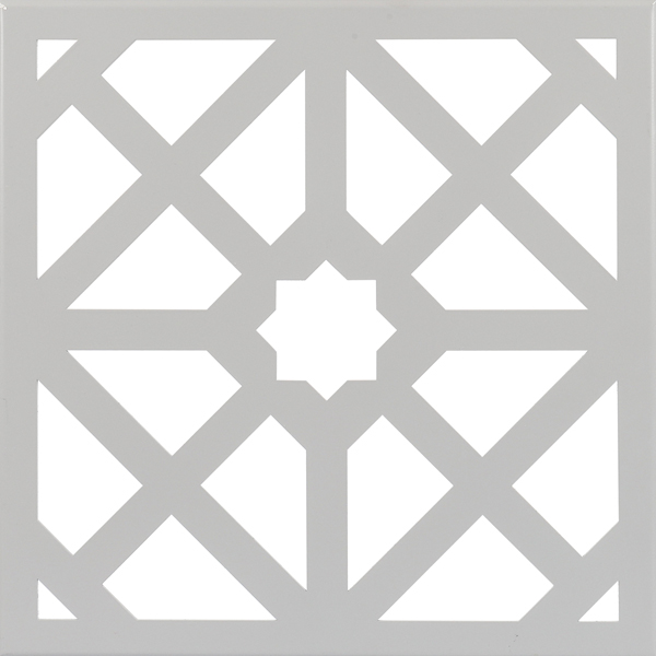 Laser cut aluminum panels
