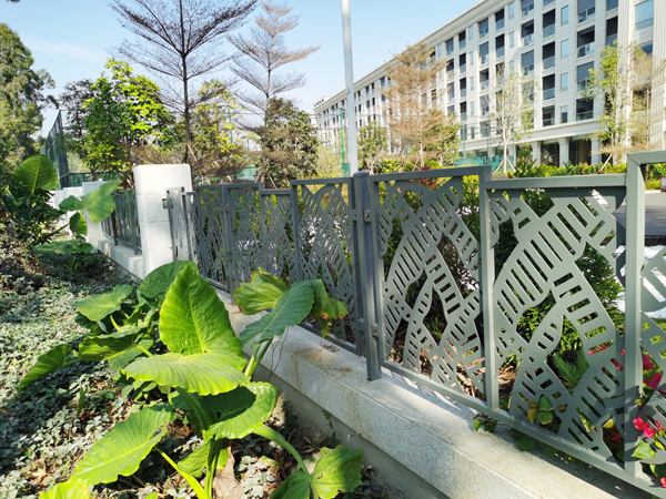 laser cut aluminum fence panels