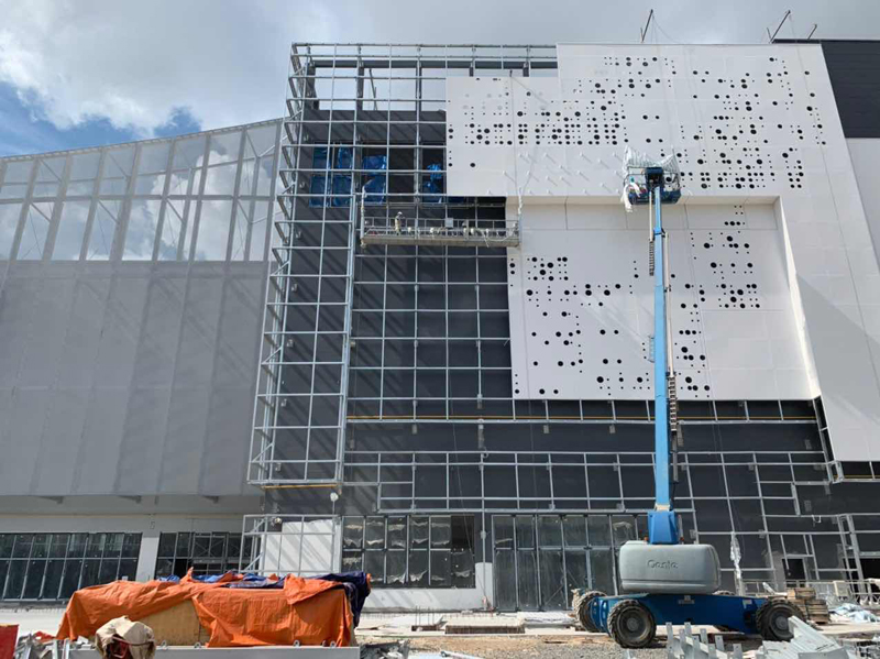 Installation of aluminum cladding systems
