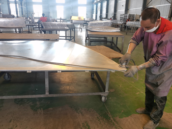 Snading pane surface to prepare for painting