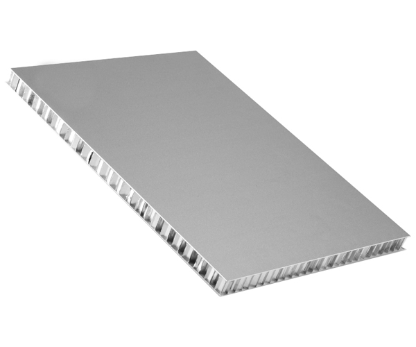 Flat aluminium honeycomb panel