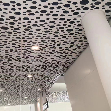  <div><strong>Laser Cut Solid Aluminium Panels</strong></div> Ceiling 