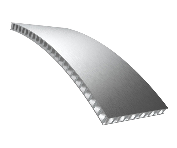 Curved Aluminium Honeycomb Panel